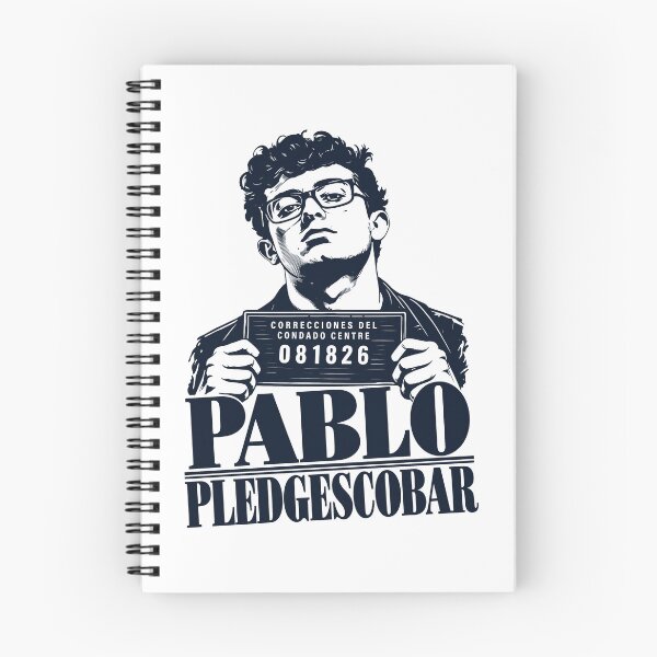 Item preview, Pablo Escobar Mugshot Portrait Colombia Narcos designed and sold by ViniBall.