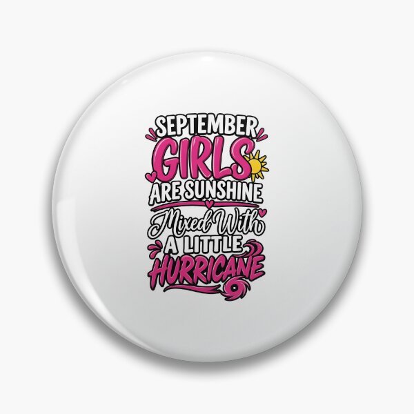 Item preview, September Girls Sunshine Hurricane Quote designed and sold by cerima.
