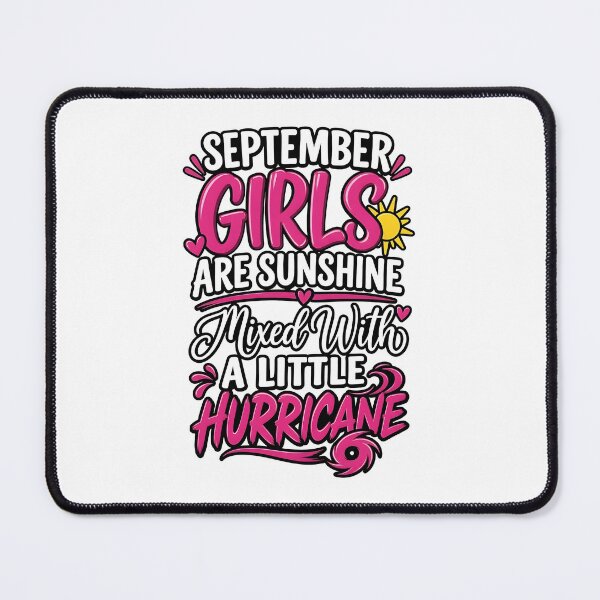 Item preview, September Girls Sunshine Hurricane Quote designed and sold by cerima.