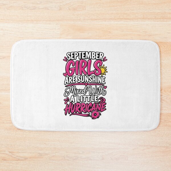 Item preview, September Girls Sunshine Hurricane Quote designed and sold by cerima.