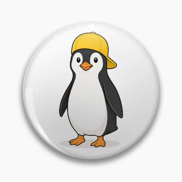 Item preview, Pepe the Penguin – Cute Penguin with Yellow Cap designed and sold by LittleGinnyArt.