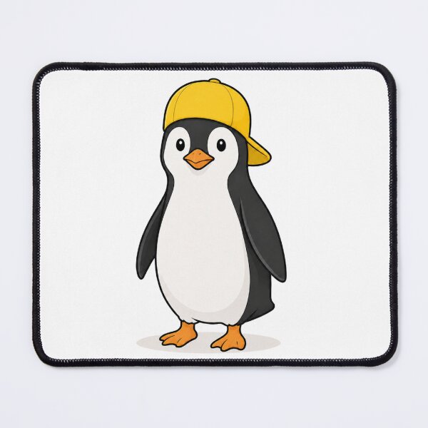 Item preview, Pepe the Penguin – Cute Penguin with Yellow Cap designed and sold by LittleGinnyArt.