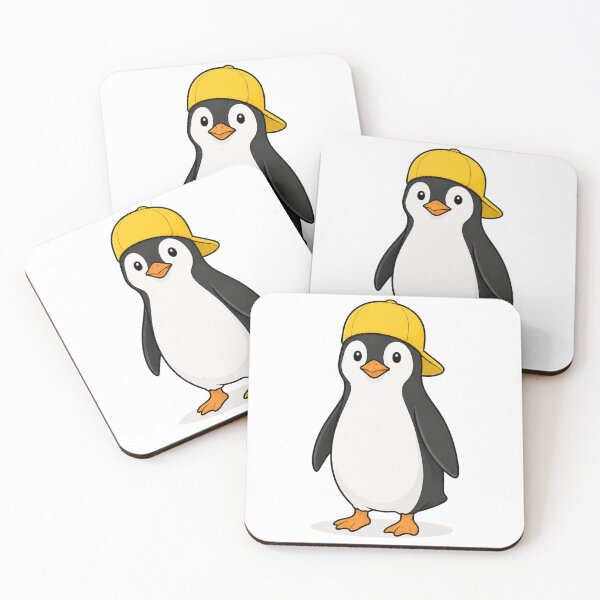 Item preview, Pepe the Penguin – Cute Penguin with Yellow Cap designed and sold by LittleGinnyArt.