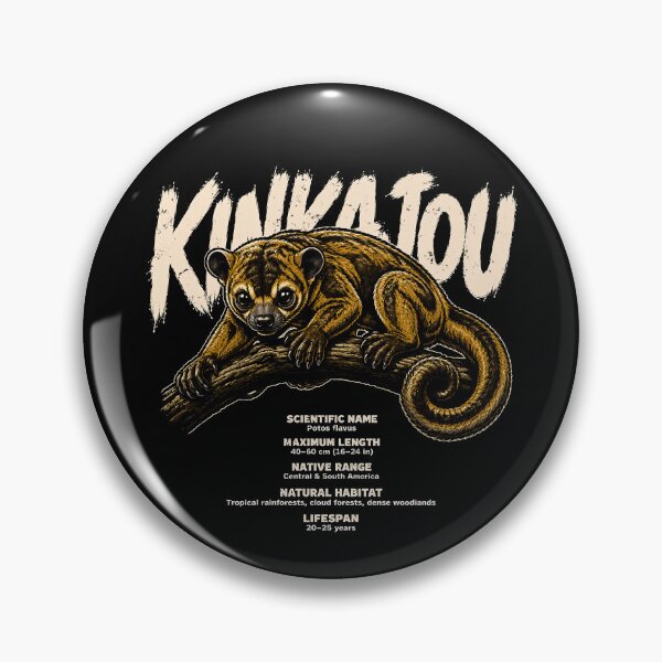Item preview, Adorable kinkajou illustration for animal lovers designed and sold by rafaeltto.