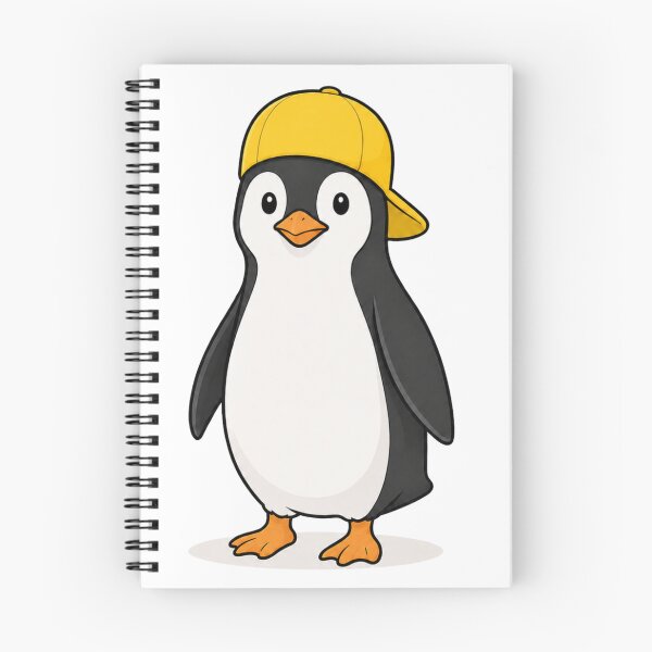 Item preview, Pepe the Penguin – Cute Penguin with Yellow Cap designed and sold by LittleGinnyArt.
