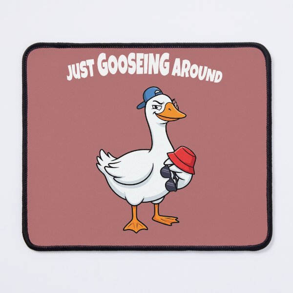 Item preview, Just Gooseing Around – Funny Goose Pun & Silly Bird Design designed and sold by youcefben48.