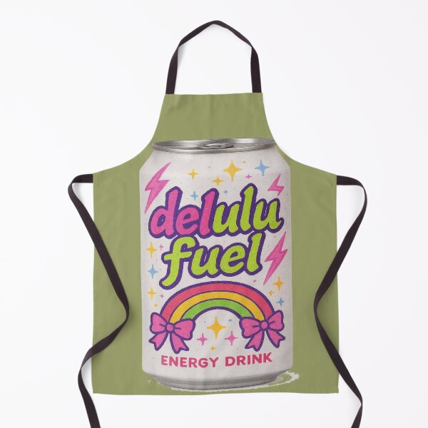 Item preview, Delulu Fuel Energy Drink Cute Y2K Funny Design designed and sold by BookedAndDesign.