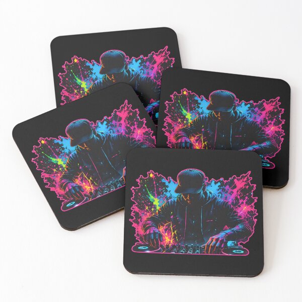 Item preview, Neon DJ Energy – EDM Graffiti Electronic Music designed and sold by RH Design Lab.