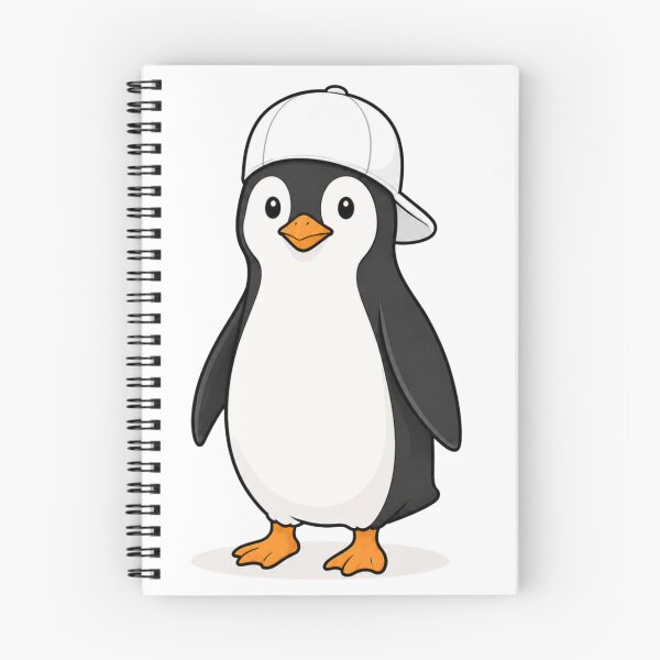 Item preview, Pepe the Penguin – Cute Penguin with White Cap designed and sold by LittleGinnyArt.