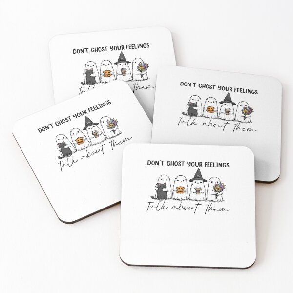 Item preview, Don't Ghost Your Feelings Ghosts Illustration designed and sold by cerima.