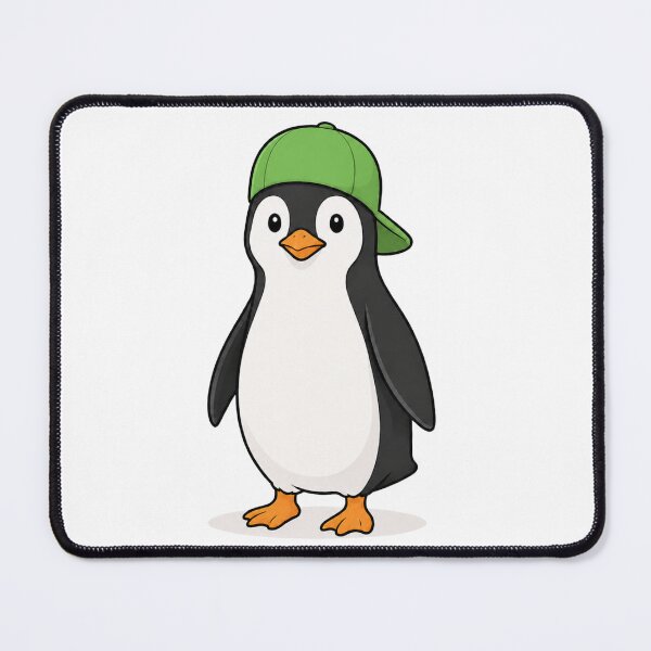 Item preview, Pepe the Penguin – Cute Penguin with Green Cap designed and sold by LittleGinnyArt.