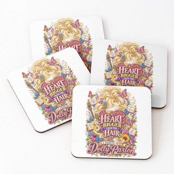 Item preview, COLLECTION - THE DOLLY EFFECT ✨ -  A HEART BIGGER THAN THE HAIR designed and sold by WheelieGdArt.