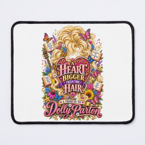 Item preview, COLLECTION - THE DOLLY EFFECT ✨ - A HEART BIGGER THAN THE HAIR designed and sold by WheelieGdArt.