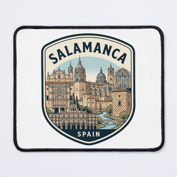 Item preview, Salamanca Spain Vintage Travel Badge Illustration designed and sold by k3rstman1.