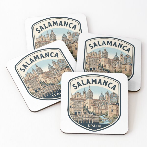Item preview, Salamanca Spain Vintage Travel Badge Illustration designed and sold by k3rstman1.