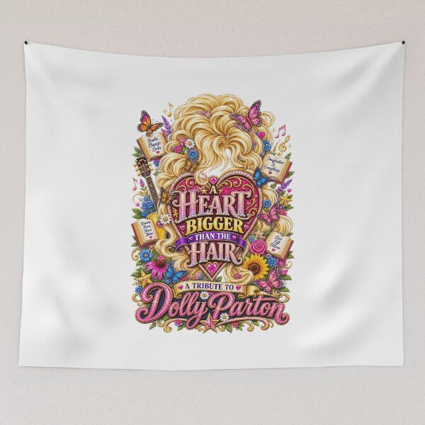 Item preview, COLLECTION - THE DOLLY EFFECT ✨ -  A HEART BIGGER THAN THE HAIR designed and sold by WheelieGdArt.