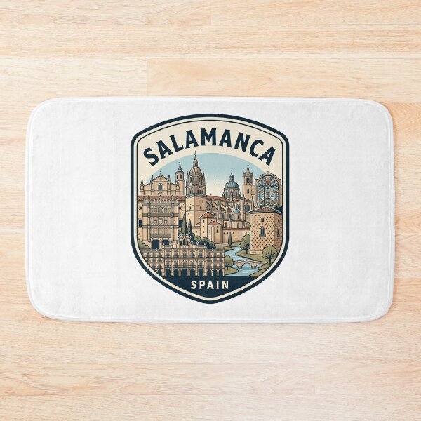 Item preview, Salamanca Spain Vintage Travel Badge Illustration designed and sold by k3rstman1.