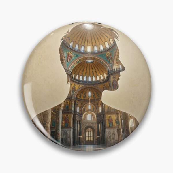 Item preview, Yüzyılların mistik enerjisini ve ihtişamını kubbesinde barındıran Ayasofya, insan ruhuna zamanın ötesinde derin bir iç huzur, huşu ve sonsuzluk hissi fısıldar. designed and sold by Breezes-of-Ida.