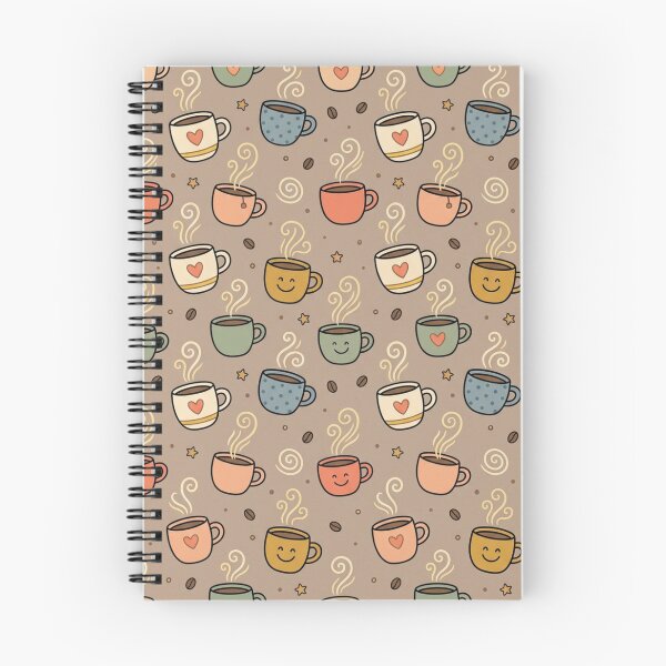 Item preview, Cute Coffee Cups Seamless Pastel Pattern designed and sold by StickVerse by Owais.
