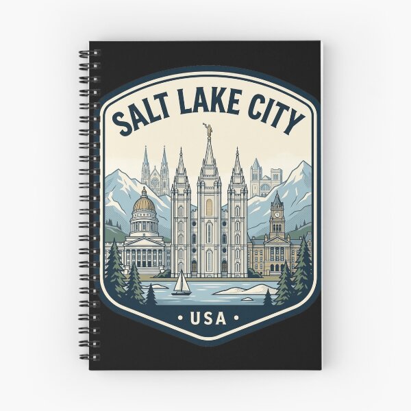 Item preview, Salt Lake City Utah Retro Mountain Skyline designed and sold by k3rstman1.