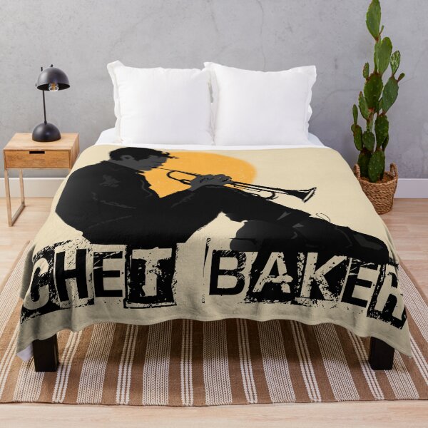 Item preview, Chet Baker – Jazz Legend Silhouette | Vintage Trumpet Graphic designed and sold by FULLER FACTORY.