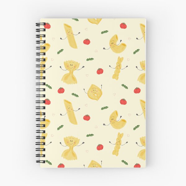 Item preview, Kawaii Pasta Party – Cute Italian Pattern designed and sold by somecallmeninastudio .