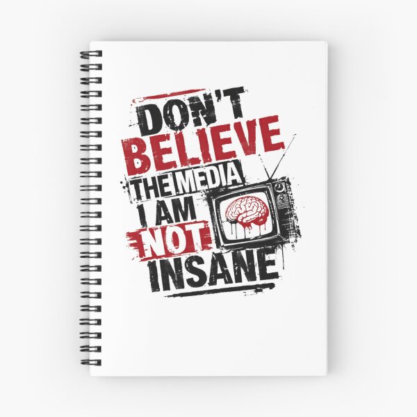 Item preview, Don't Believe The Media I Am Not Insane Media Skepticism Independent Thinker designed and sold by JonesFlora2025.