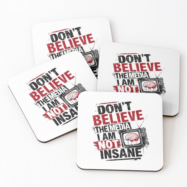 Item preview, Don't Believe The Media I Am Not Insane Media Skepticism Independent Thinker designed and sold by JonesFlora2025.