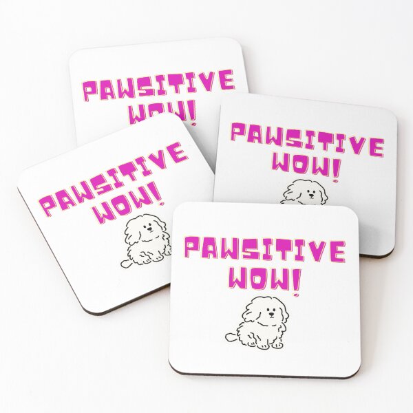 Item preview, Pawsitive Wow Cute Dog Positive Vibes designed and sold by ExploreAura Studio.