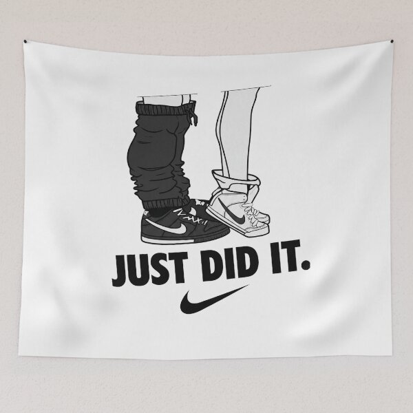 Item preview, Just Did It Couple Aesthetic Sneaker Streetwear designed and sold by MAXIZPRINT.
