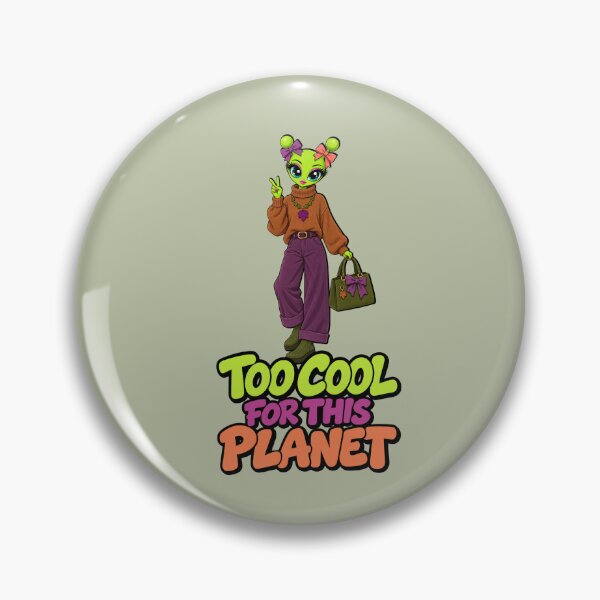 Item preview, Too Cool for This Planet – Alien Autumn Girl designed and sold by Aimetoi.