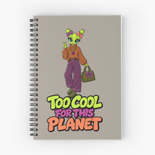 Item preview, Too Cool for This Planet – Alien Autumn Girl designed and sold by Aimetoi.