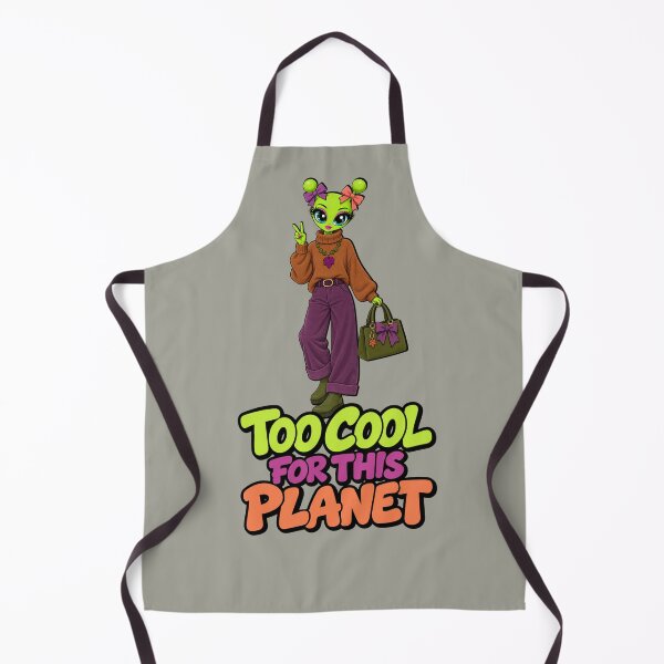 Item preview, Too Cool for This Planet – Alien Autumn Girl designed and sold by Aimetoi.