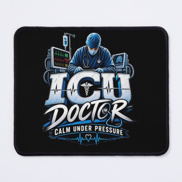 Item preview, ICU Doctor – Calm Under Pressure | Critical Care Doctor Medical Design designed and sold by v6ziix.