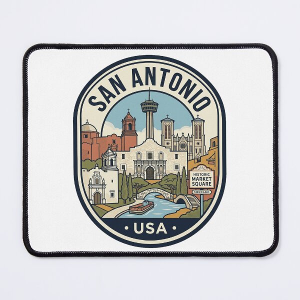 Item preview, San Antonio Texas Retro Travel Emblem designed and sold by k3rstman1.
