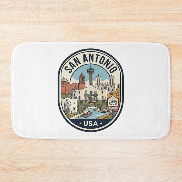 Item preview, San Antonio Texas Retro Travel Emblem designed and sold by k3rstman1.
