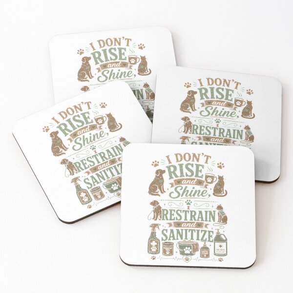 Item preview, I dont rise and shine, i restrain and sanitize designed and sold by Jenyffercom.