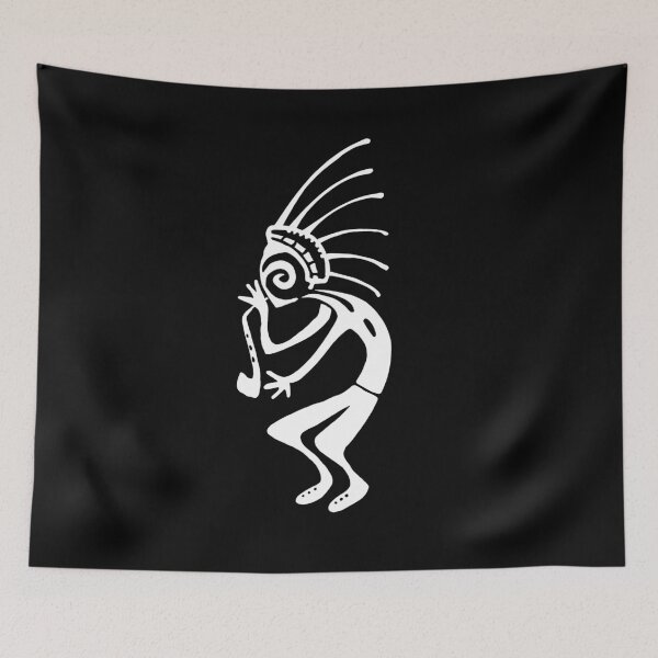 Item preview, Kokopelli sax white designed and sold by nogamax.