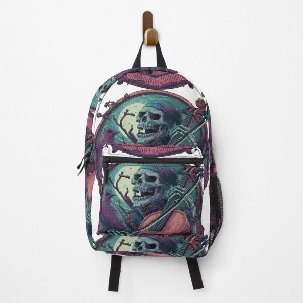 Item preview, Skeleton Cello Player & Purple Bird Graphic Art – Gothic Musical Horror designed and sold by TOCOCLAWS.