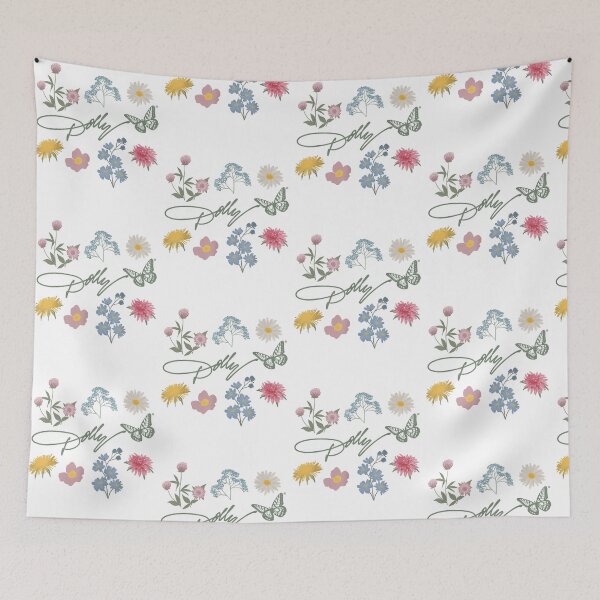 Item preview, Dolly Floral Signature Country Music Legend designed and sold by ViniBall.