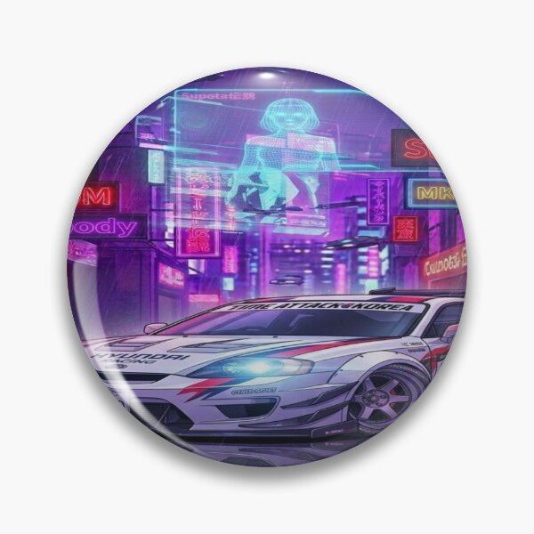 Item preview, Race Car | Cyberpunk Anime Illustration. designed and sold by JMAVILA ART.
