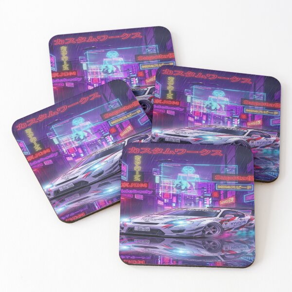 Item preview, Race Car | Cyberpunk Anime Illustration. designed and sold by JMAVILA ART.