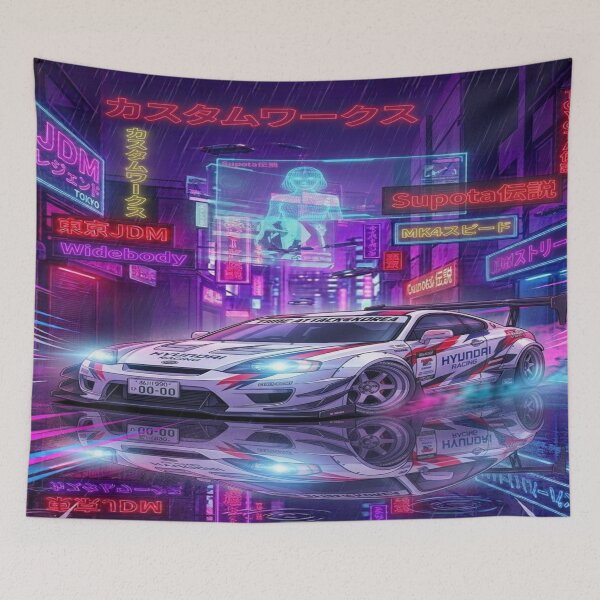 Item preview, Race Car | Cyberpunk Anime Illustration. designed and sold by JMAVILA ART.