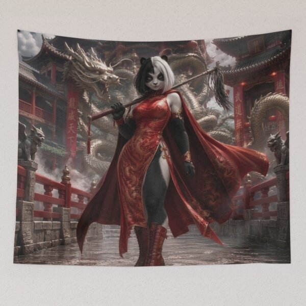Item preview, Kung Fu Fantasy Warrior Anime Art designed and sold by unboxedbyJuls.
