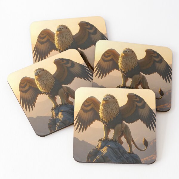Item preview, Majestic Griffin Overlooking the Mountains designed and sold by Fanta-sticky.