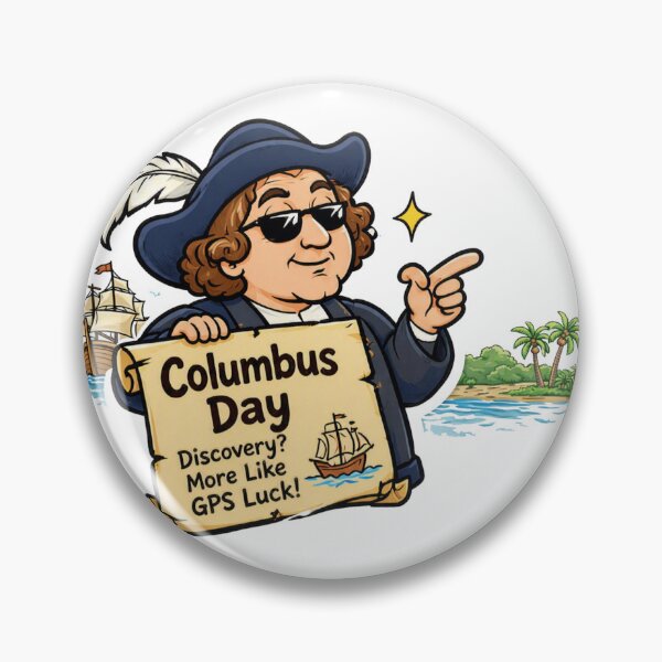 Item preview, Happy Columbus Day designed and sold by francous03.