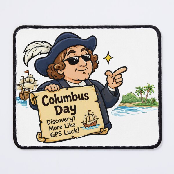 Item preview, Happy Columbus Day designed and sold by francous03.