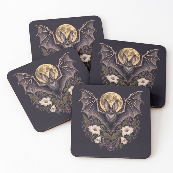 Item preview, Lunar Bat of the Night Garden designed and sold by printheavenart.