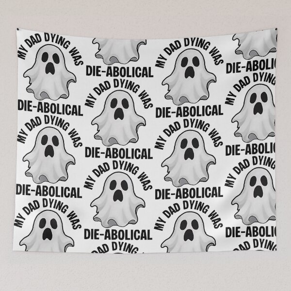 Item preview, Funny Ghost Die-Abolical Dark Humor designed and sold by cerima.