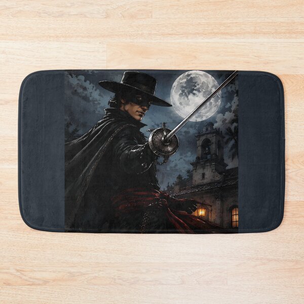 Item preview, Zorro Don Diego de la Vega – Masked Swordsman Under the Full Moon designed and sold by Amr Siam.